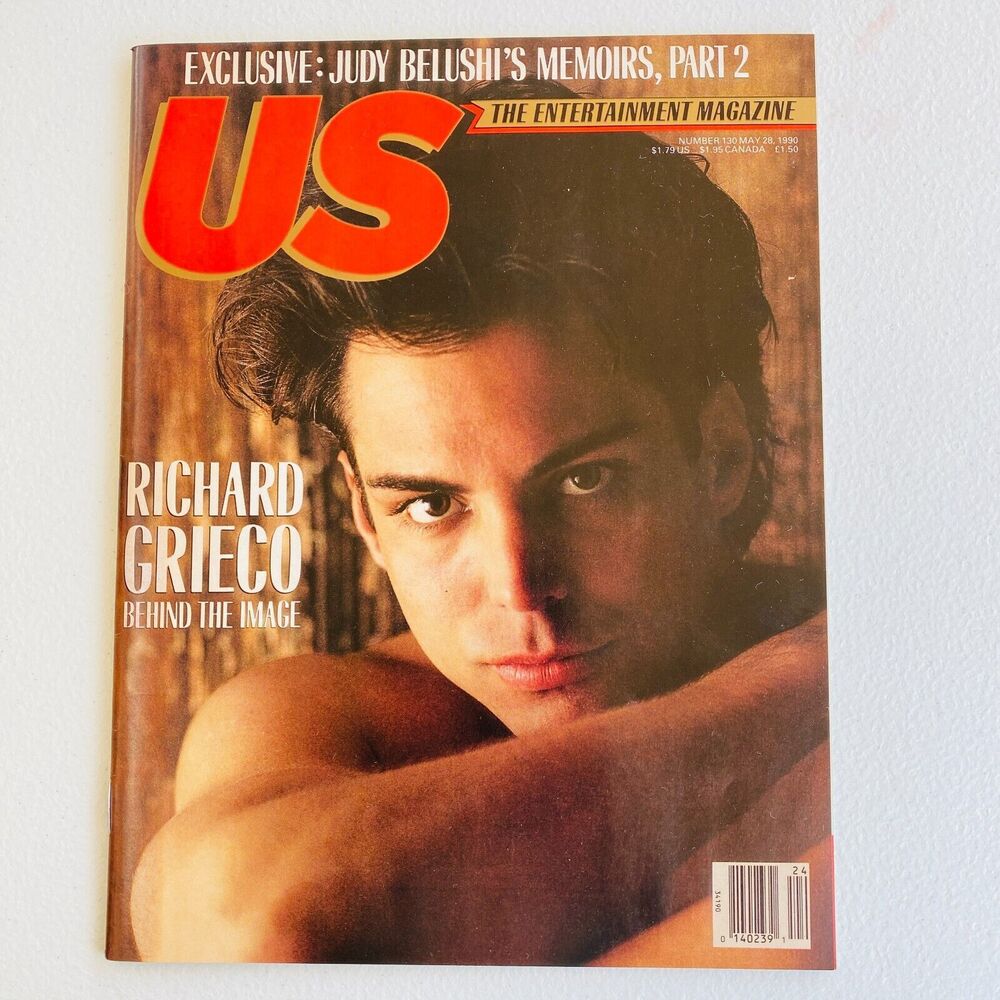 Us Magazine #130 May 28 1990 Richard Grieco Very Fine 8.5+ No Mailer Label